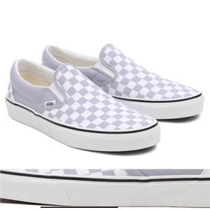 Purple Checkered Vans